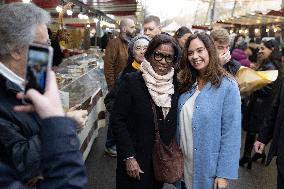 Paris Mayor Candidate Sarah Knafo Campaigning - France
