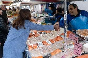 Paris Mayor Candidate Sarah Knafo Campaigning - France