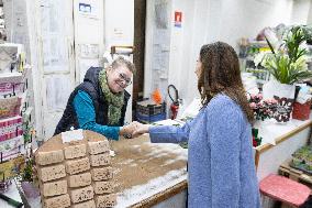Paris Mayor Candidate Sarah Knafo Campaigning - France