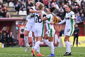 CALCIO - Serie A Femminile - AS Roma vs US Sassuolo