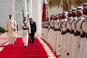 PM Mark Carney Meets Emir of Qatar Tamim bin Hamad al-Thani - Doha