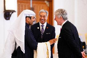 PM Mark Carney Meets Emir of Qatar Tamim bin Hamad al-Thani - Doha