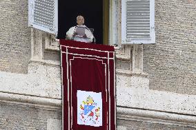Pope Leo XIV Delivers Sunday Angelus Prayer - Vatican