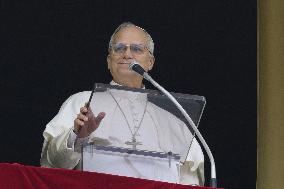 Pope Leo XIV Delivers Sunday Angelus Prayer - Vatican
