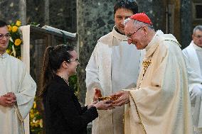 Cardinal Pietro Parolin At Eucharistic Celebration - Rome