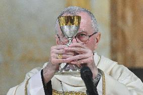 Cardinal Pietro Parolin At Eucharistic Celebration - Rome
