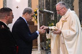 Cardinal Pietro Parolin At Eucharistic Celebration - Rome