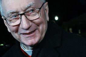 Cardinal Pietro Parolin At Eucharistic Celebration - Rome