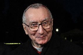Cardinal Pietro Parolin At Eucharistic Celebration - Rome