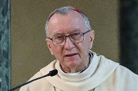 Cardinal Pietro Parolin At Eucharistic Celebration - Rome