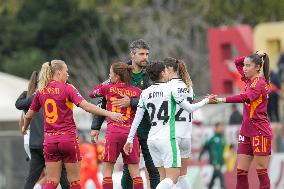 CALCIO - Serie A Femminile - AS Roma vs US Sassuolo