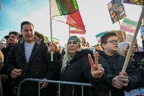 Protest March In Solidarity With Iranian People - The Hague