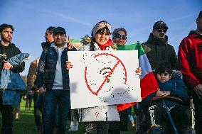 Protest March In Solidarity With Iranian People - The Hague