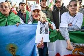 Protest March In Solidarity With Iranian People - The Hague