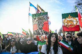 Protest March In Solidarity With Iranian People - The Hague