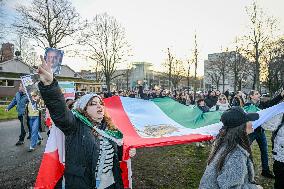 Protest March In Solidarity With Iranian People - The Hague