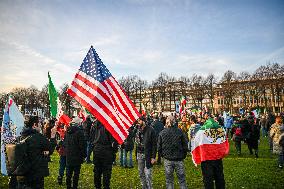 Protest March In Solidarity With Iranian People - The Hague