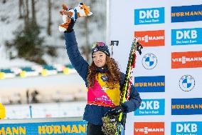 Lou Jeanmonnot Finishes Second Place At Biathlon World Cup 7,5km Sprint - Germany