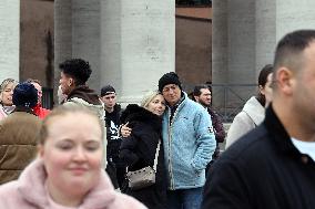 Pope Leo XIV Delivers Sunday Angelus Prayer - Vatican