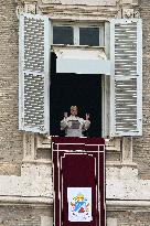 Pope Leo XIV Delivers Sunday Angelus Prayer - Vatican