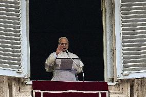 Pope Leo XIV Delivers Sunday Angelus Prayer - Vatican
