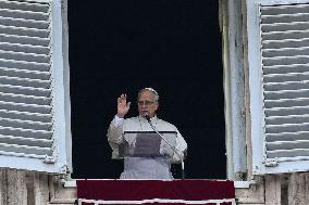 Pope Leo XIV Delivers Sunday Angelus Prayer - Vatican