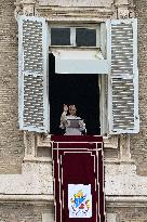 Pope Leo XIV Delivers Sunday Angelus Prayer - Vatican