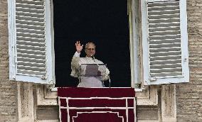 Pope Leo XIV Delivers Sunday Angelus Prayer - Vatican