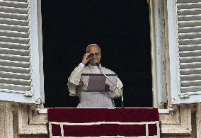 Pope Leo XIV Delivers Sunday Angelus Prayer - Vatican