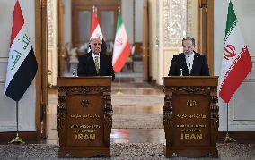 Iran And Iraq Joint Press Conference - Tehran