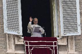 Pope Leo XIV Delivers Sunday Angelus Prayer - Vatican