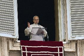 Pope Leo XIV Delivers Sunday Angelus Prayer - Vatican