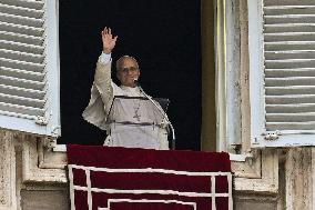 Pope Leo XIV Delivers Sunday Angelus Prayer - Vatican