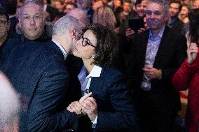 Rachida Dati Campaign Meeting at Mutualite - Paris