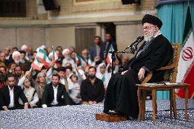 Supreme Leader Ayatollah Ali Khamenei Meeting - Tehran