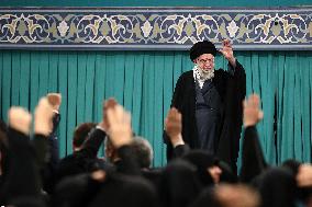 Supreme Leader Ayatollah Ali Khamenei Meeting - Tehran