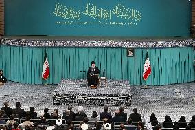 Supreme Leader Ayatollah Ali Khamenei Meeting - Tehran