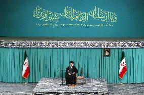 Supreme Leader Ayatollah Ali Khamenei Meeting - Tehran