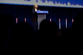 Rachida Dati Campaign Meeting at Mutualite - Paris