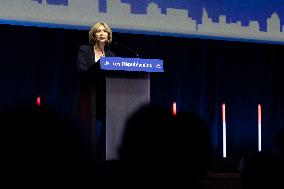 Rachida Dati Campaign Meeting at Mutualite - Paris