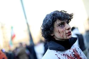 March For Iran Rally In Support Of The Iranian People - Paris