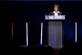 Rachida Dati Campaign Meeting at Mutualite - Paris