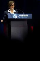 Rachida Dati Campaign Meeting at Mutualite - Paris