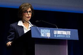 Rachida Dati Campaign Meeting at Mutualite - Paris