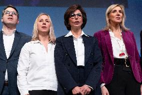 Rachida Dati Campaign Meeting at Mutualite - Paris