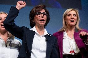 Rachida Dati Campaign Meeting at Mutualite - Paris