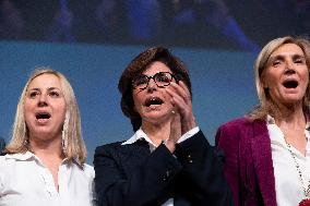 Rachida Dati Campaign Meeting at Mutualite - Paris