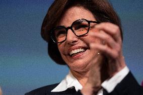 Rachida Dati Campaign Meeting at Mutualite - Paris