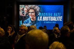 Rachida Dati Campaign Meeting at Mutualite - Paris