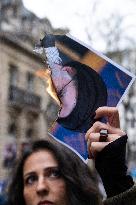 Pro Crown Prince Reza Pahlavi Protrest - Paris